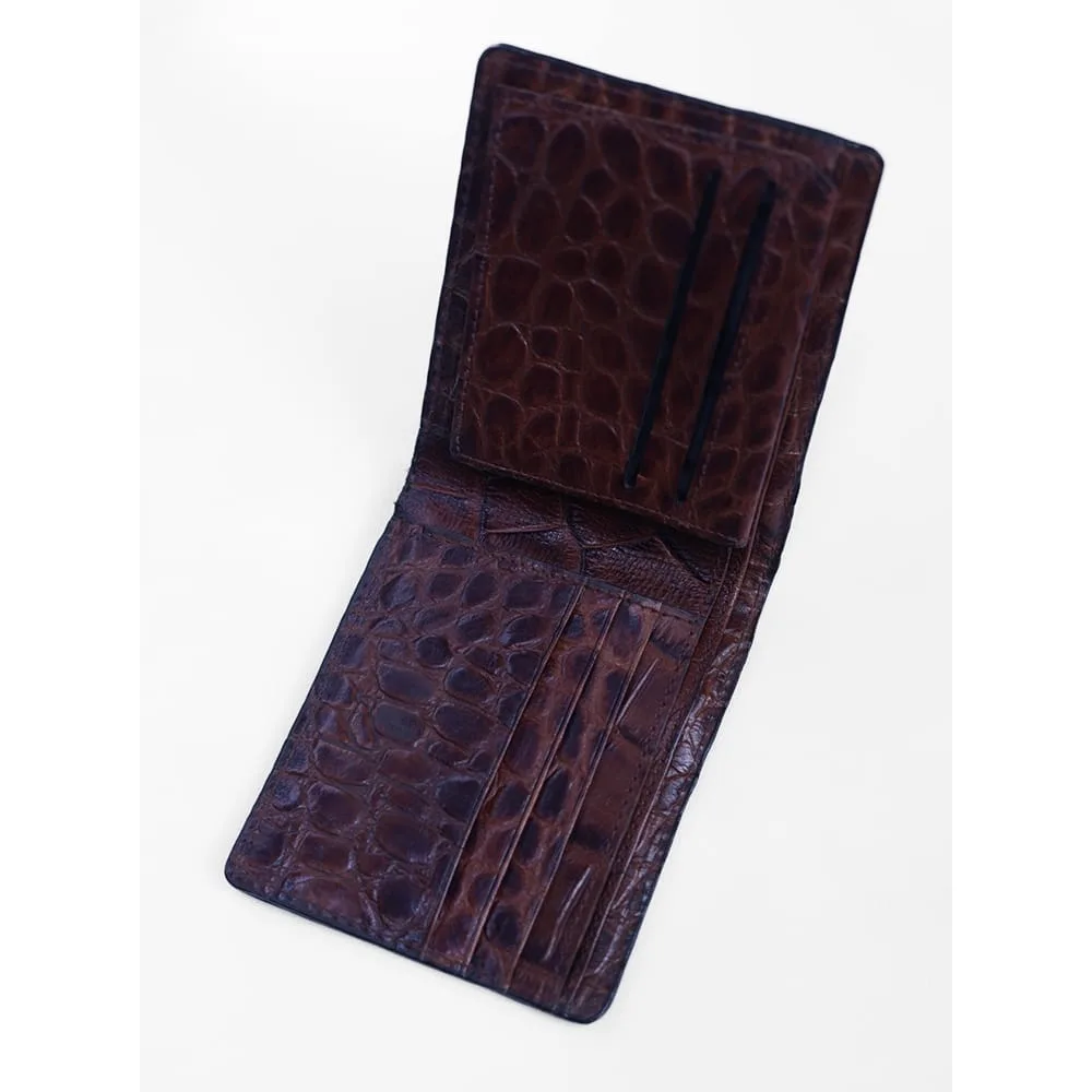 Bifold Croc Brown 2