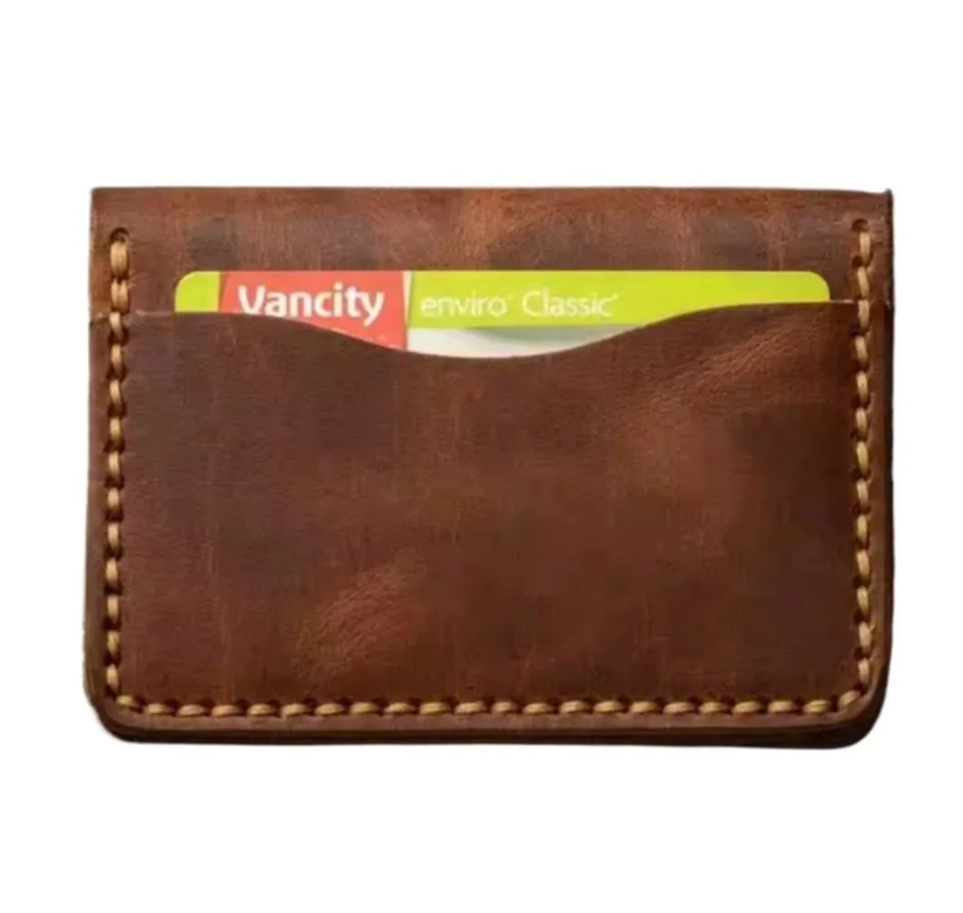 Slim Card Holder - Brown