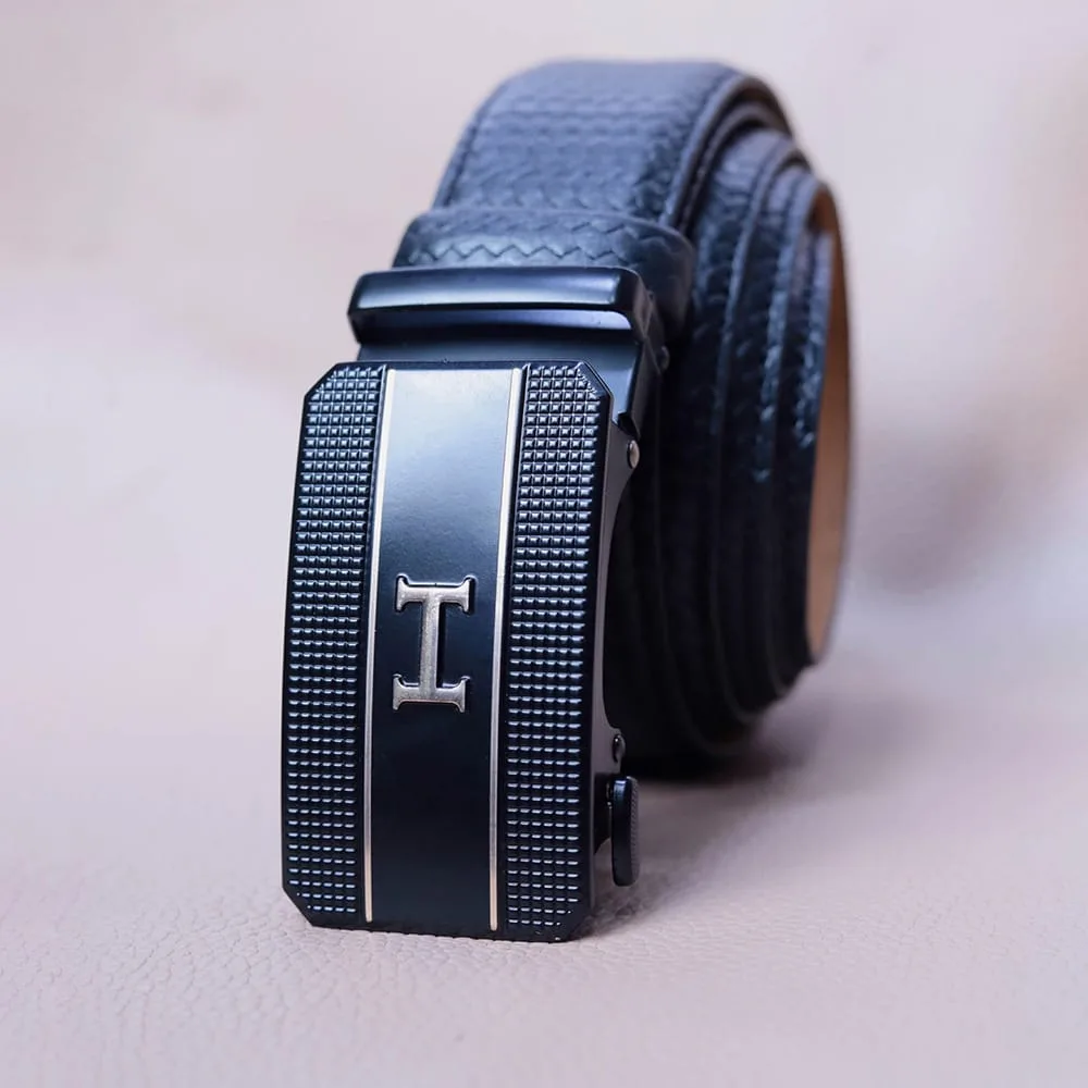 Leather Belt Black - 4