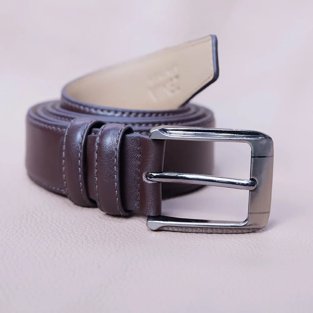 Leather Belt Brown - 2