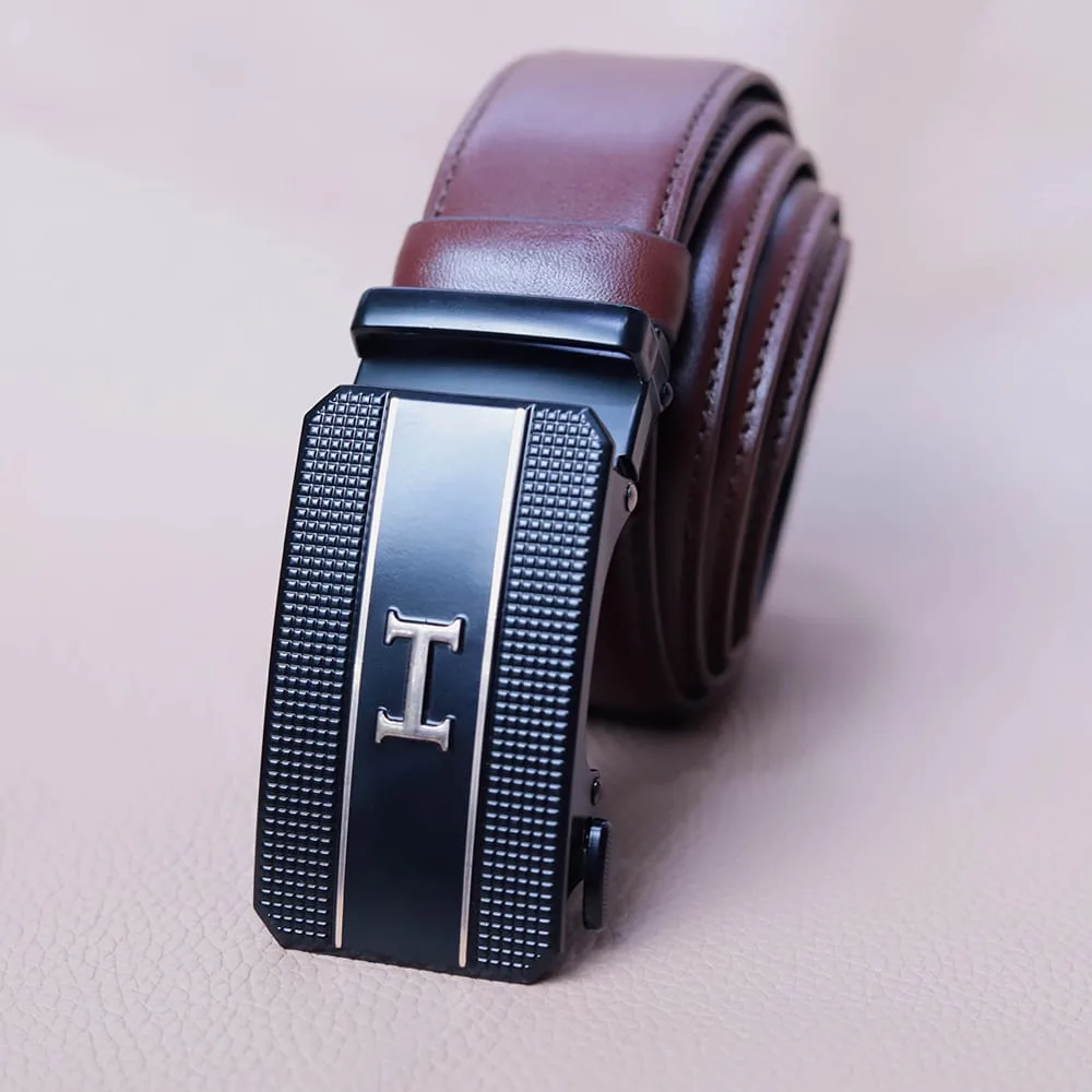 Leather Belt Brown - 3