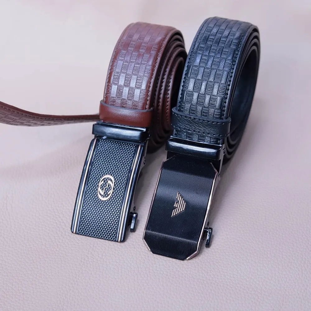 Leather Belt Brown - 4