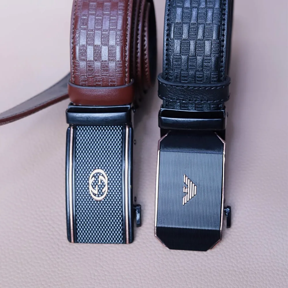 Leather Belt Brown - 5