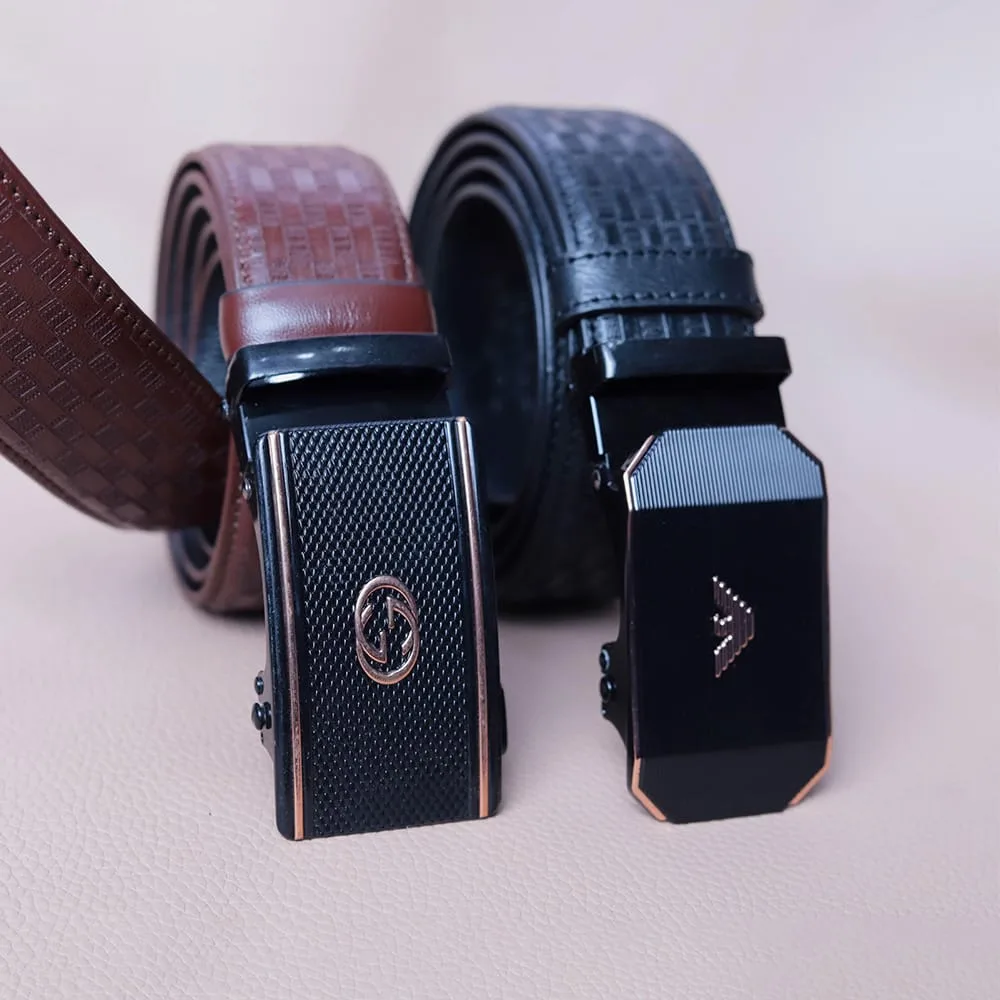 Leather Belt Brown - 6