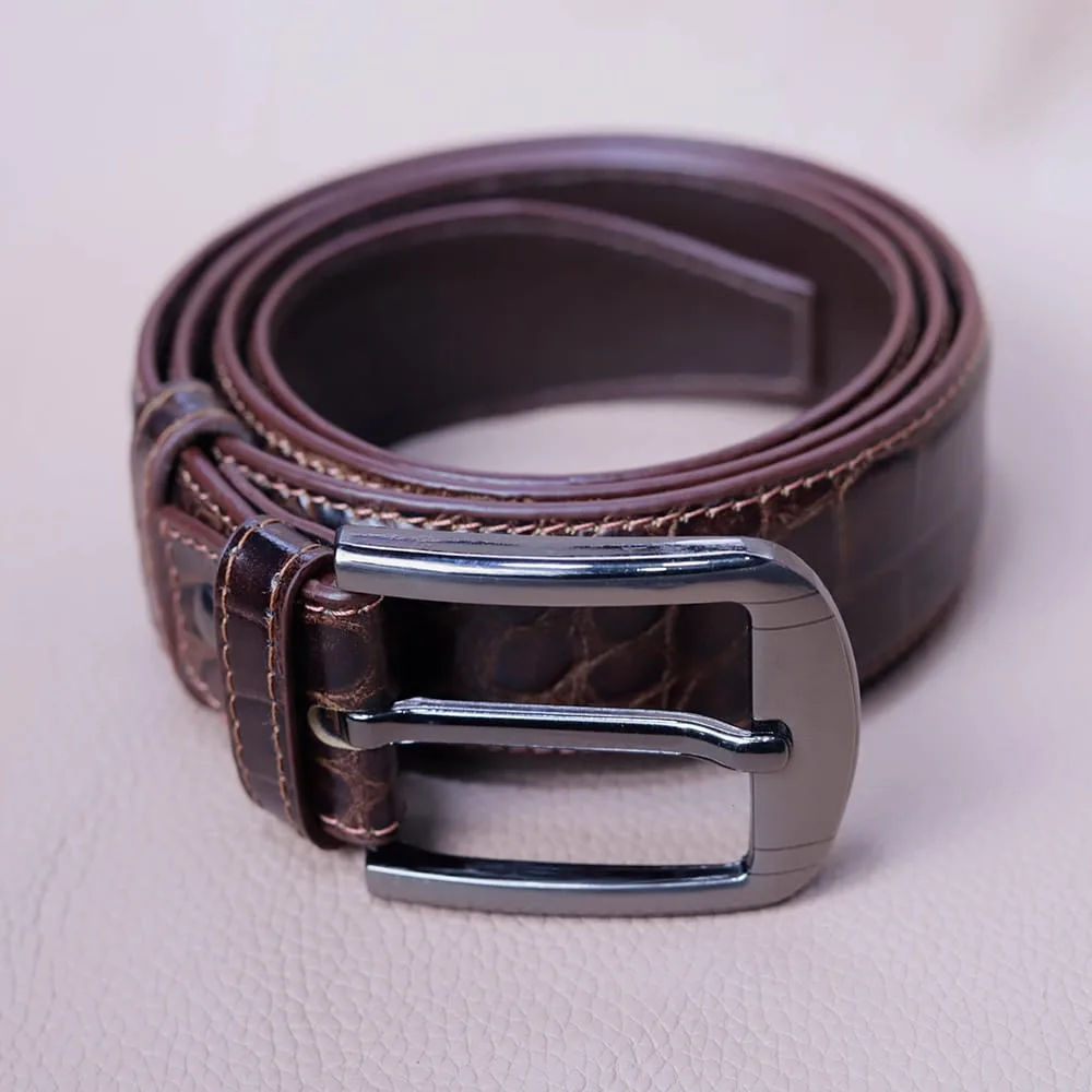 Leather Belt - Chocolate