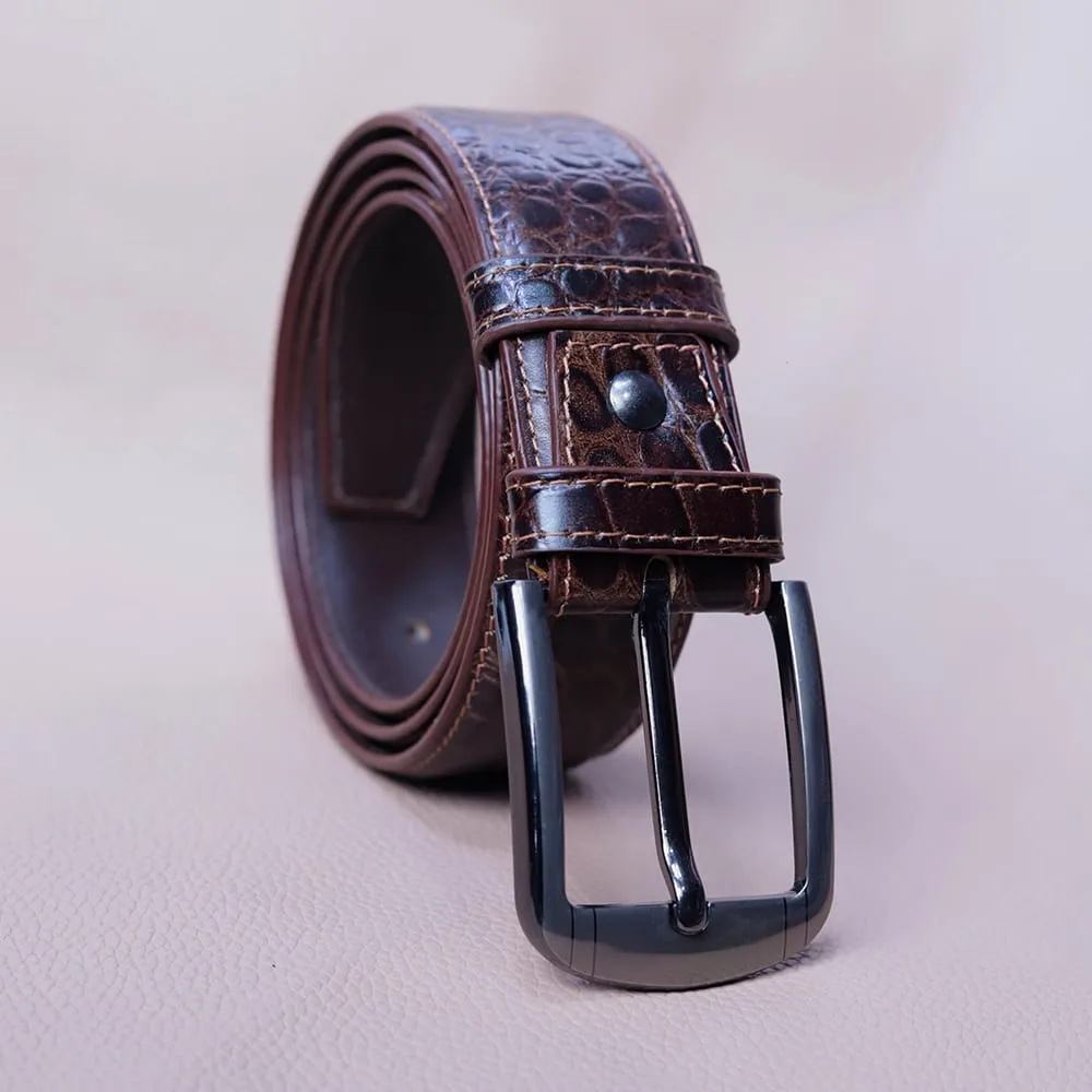 Leather Belt Chocolate - 2