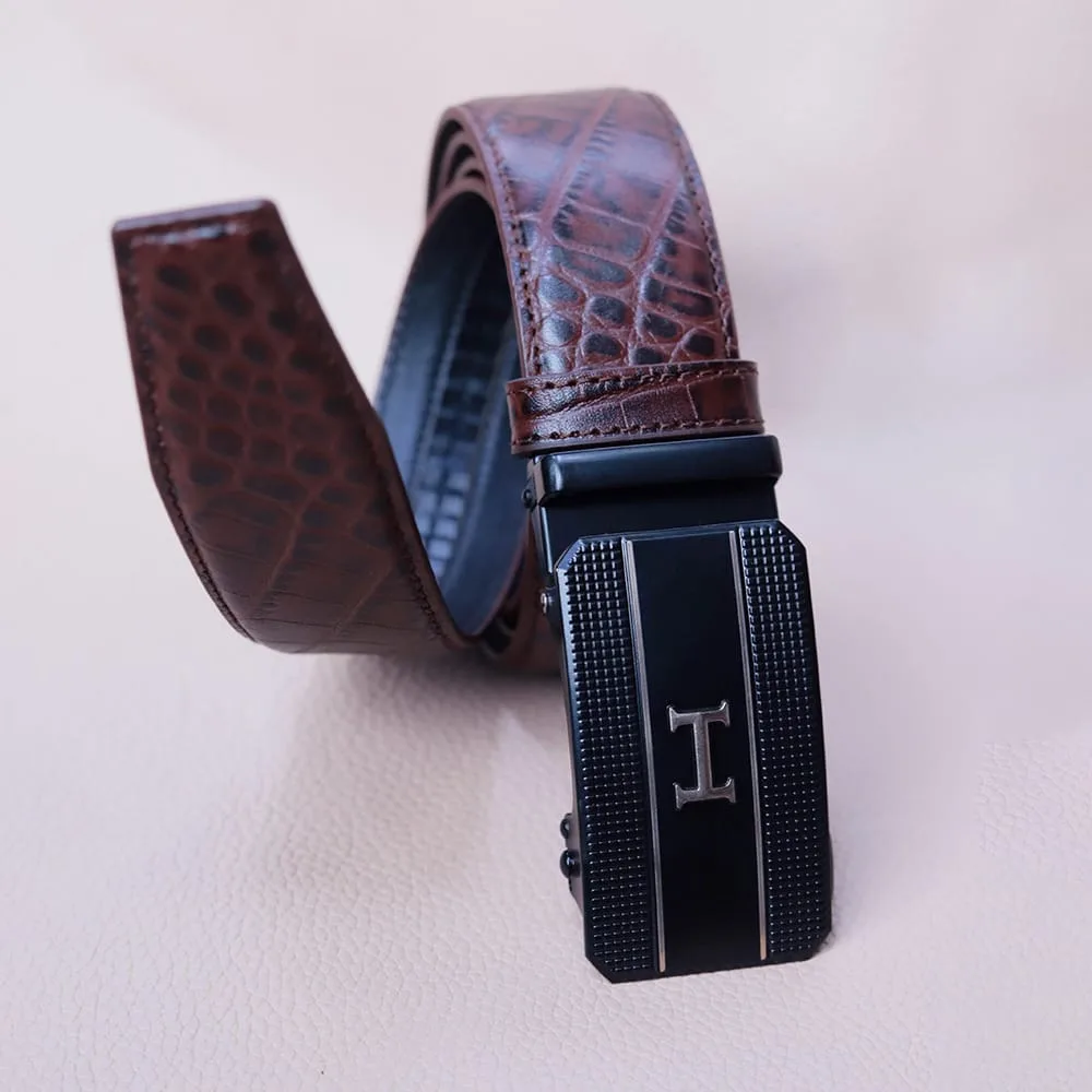 Leather Belt Chocolate - 3