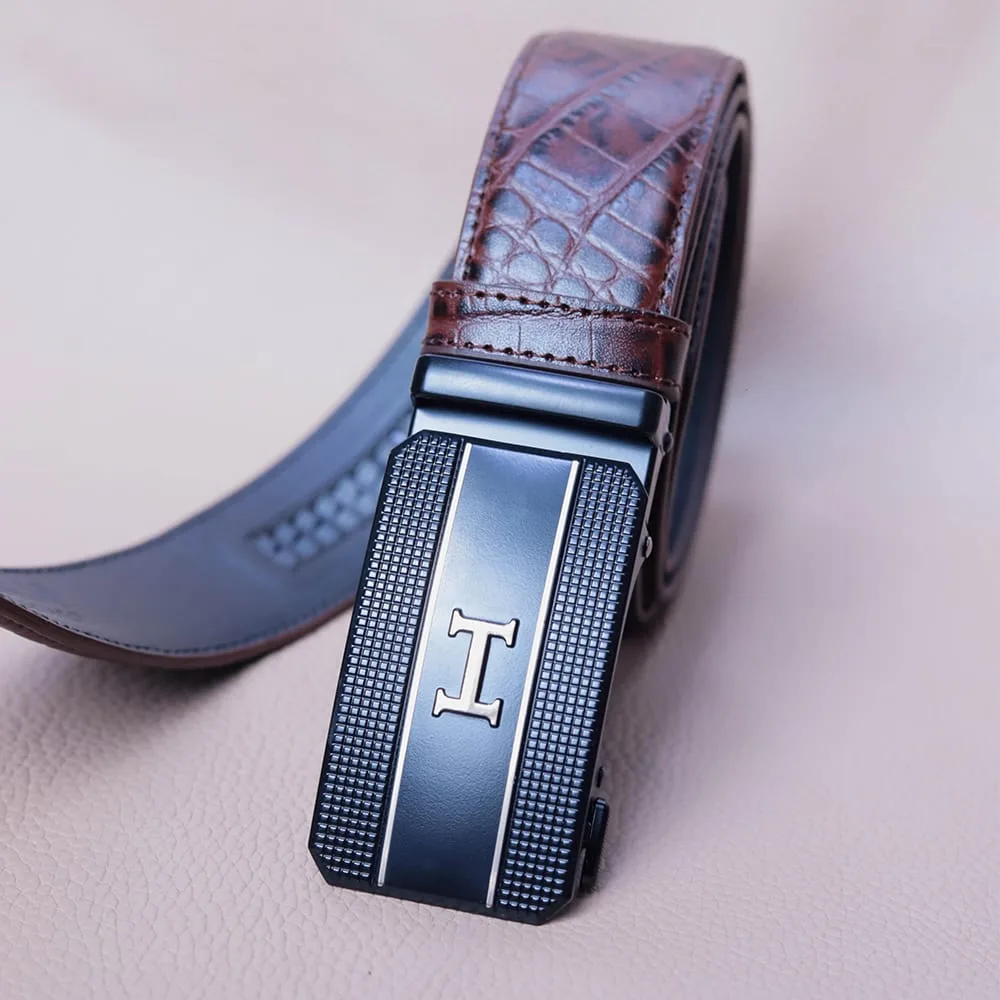 Leather Belt Chocolate - 4