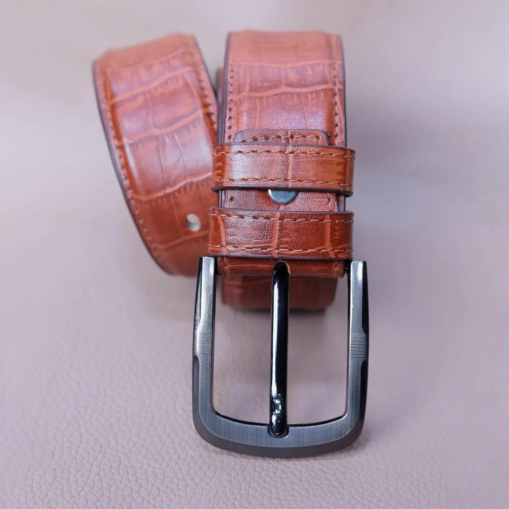 Leather Belt Tan - 2
