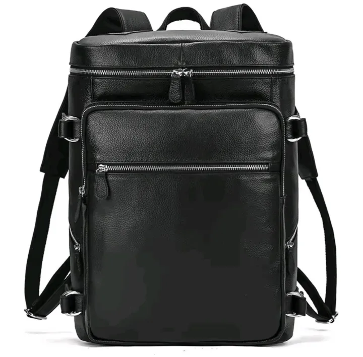 Large Leather Backpack Men Luxury Designer Laptop Bagpack for Man Backpack for School Bag Travel Backpack Bag Men's Daypack